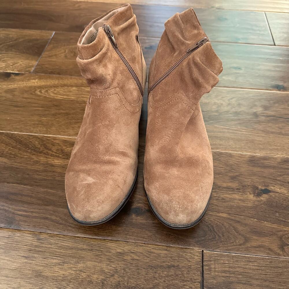Vionic Kanela Women's Heeled Bootie brown slouchy suede boots 9.5 - Picture 6 of 16